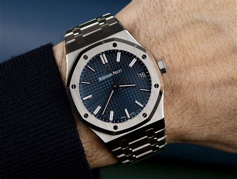 blue ceramic royal oak|ap royal oak 15500st.